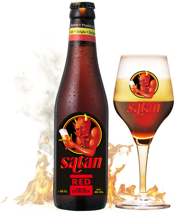 SATAN RED bot. 33 cl.