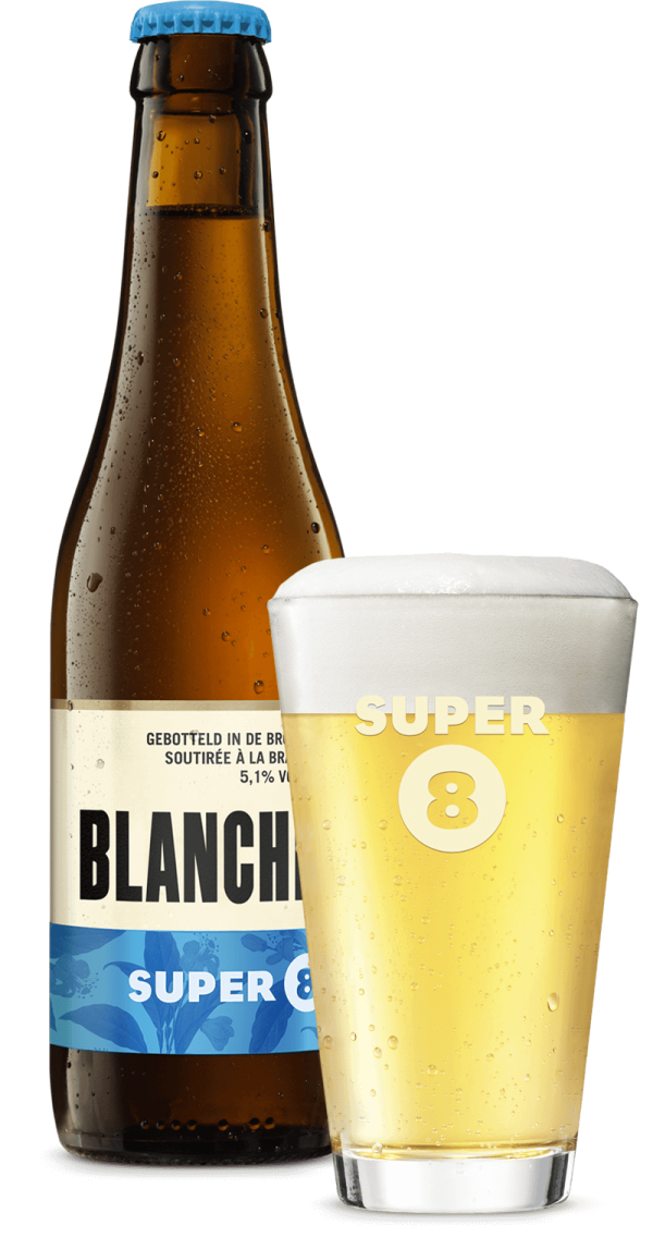 SUPER 8 BLANCHE 33 cl.